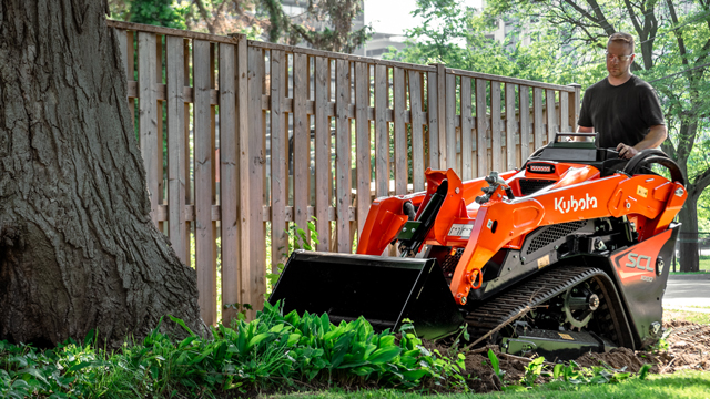 Stand On Compact Loader