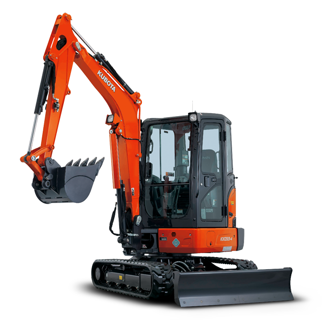 KX033-4 Mini-Excavators | Kubota Canada