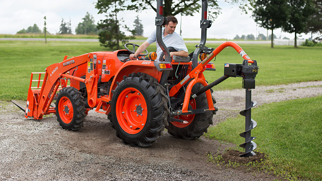 Auger for shop kubota tractor